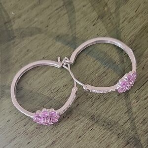Pink Sapphire Earrings